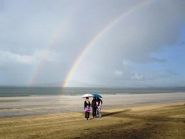  TAKEN ON TAKAPUNA BEACH AFTER A HEAVY DOWNPOUR